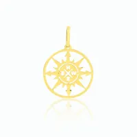  Pingente de ouro 18k Rosa dos Ventos Wanderlust