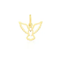 Pingente Divino Espírito Santo ouro 18k delicado