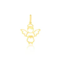 Pingente anjo da guarda de ouro 18k menino