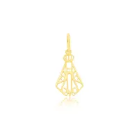 Pingente Nossa Senhora Aparecida de ouro 18k XIX