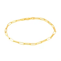 Pulseira de ouro 18k infantojuvenil cartier 14cm