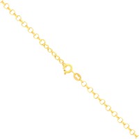 Pulseira de ouro 18k infantil feminina elo português misto com pingente coração
