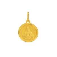Pingente de ouro 18k sagrado coracao de Jesus foto frontal