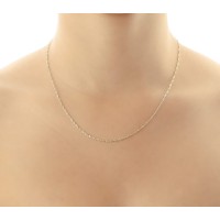 Corrente de ouro 18k singapura 45cm espessura 1,5mm