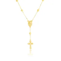 Terço de ouro 18k Nossa Senhora Aparecida