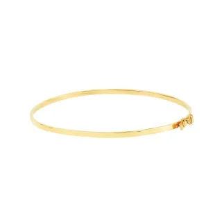 Bracelete de ouro 18k feminino algema argola