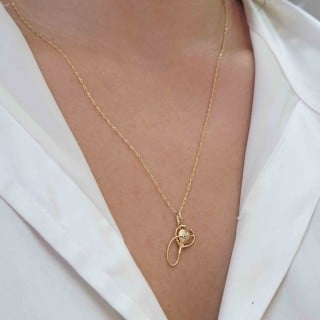 Pingente de ouro 18k medicina estetoscopio S2