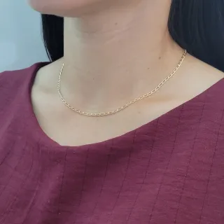 Choker de ouro 18k ajustavel elos alongados