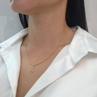 Pingente Nossa Senhora Aparecida de ouro 18k XIX