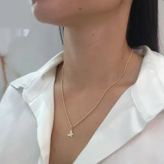 Pingente borboleta de ouro 18k pequena