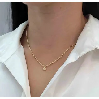 Pingente Nossa Senhora Aparecida ouro 18k mini XXI 