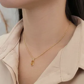 Pingente de ouro 18k citrino Por do Sol