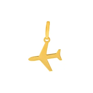 Pingente de ouro 18k Wanderlust avião