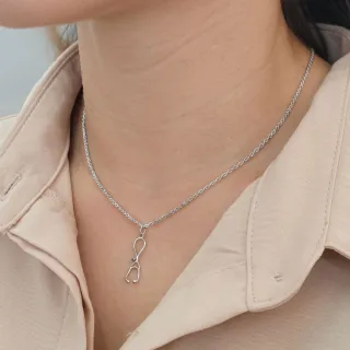 Pingente medicina de ouro branco 18k estetoscópio 