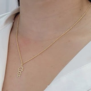 Pingente menino de ouro 18k filho amado