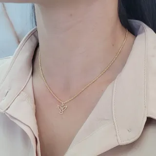 Pingente Divino Espírito Santo ouro 18k delicado