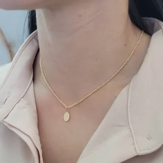 Pingente Nossa Senhora de Fátima de ouro 18k pequeno