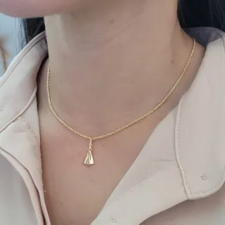 Pingente de ouro Nossa Senhora Aparecida Maria II
