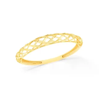 Anel aparador de aliança de ouro 18k rede diamantado