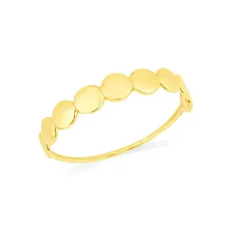 Anel de ouro 18k delicado Geo