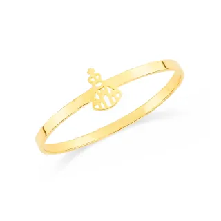 Anel de ouro 18k feminino Nossa Senhora Aparecida mini