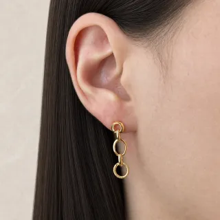Brinco de argola Ellos Collection ouro 18k VI
