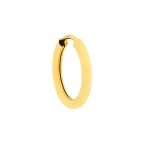 Brinco masculino de ouro 18k argolinha UMA PEÇA 