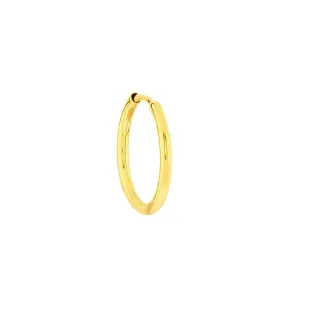 Brinco Piercing de ouro 18k masculino feminino argolinha
