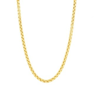 Corrente de ouro 18k palmeira 60cm
