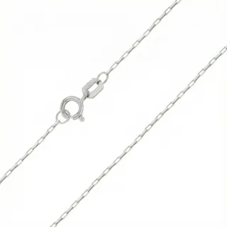 Corrente de ouro branco 18k cartier 50cm