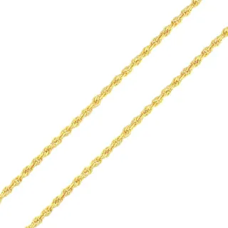 Corrente de ouro feminina 18k corda delicadas 45cm
