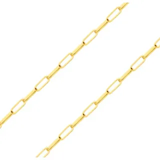 Corrente choker de ouro 18k 40cm regulável cartier