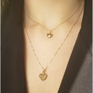 Corrente com pingente de ouro 18k pequeno VII
