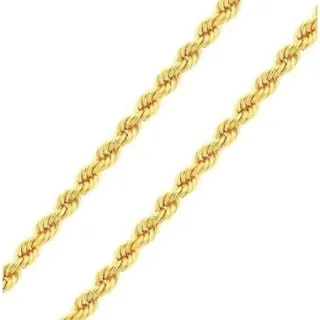 Corrente de ouro 18k feminina 45cm modelo baiano torcido