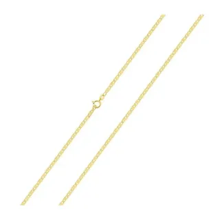 Corrente de ouro 18k Piastrine 60cm 