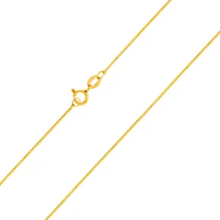 Corrente de ouro 18k Veneziana 45 cm 