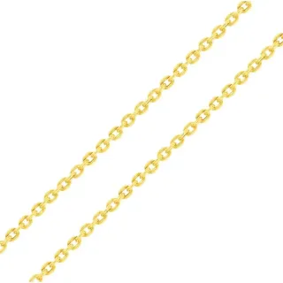 Corrente de ouro feminina 60cm fina bailarina
