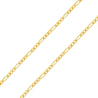 Corrente De Ouro Masculina Elos 3x1 Fina 60cm