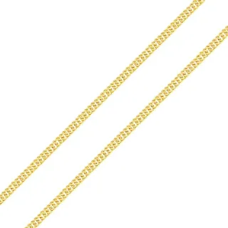 Corrente masculina de ouro 18k elos grumet new oca 60cm