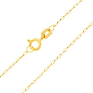 Corrente de ouro 18k cartier ultra fina 50cm