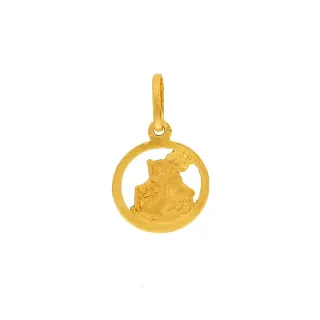 Pingente de ouro 18k São Jorge Pequeno