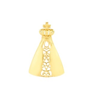 Pingente de ouro Nossa Senhora Aparecida Maria IV