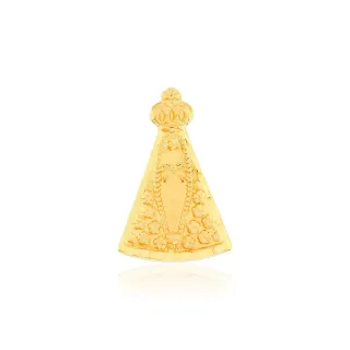 Pingente de ouro 18k Nossa Senhora Aparecida pequeno