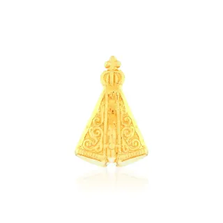 Pingente de ouro 18k Nossa Senhora Aparecida mini