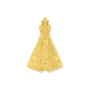 Pingente de ouro 18k Nossa Senhora Aparecida