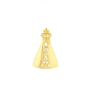 Pingente de ouro Nossa Senhora Aparecida Maria II