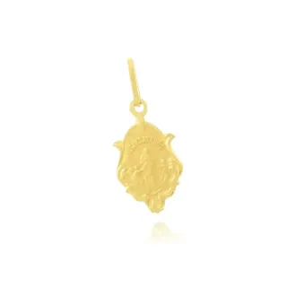 Pingente de ouro 18k Nossa Senhora desata Nós