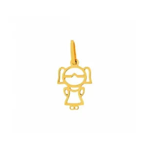 Pingente De Ouro 18k Menina - Filha mini