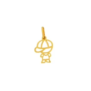 Pingente De Ouro 18k Menino - Filho mini