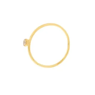 Piercing de ouro 18k cartilagem argola com pedra